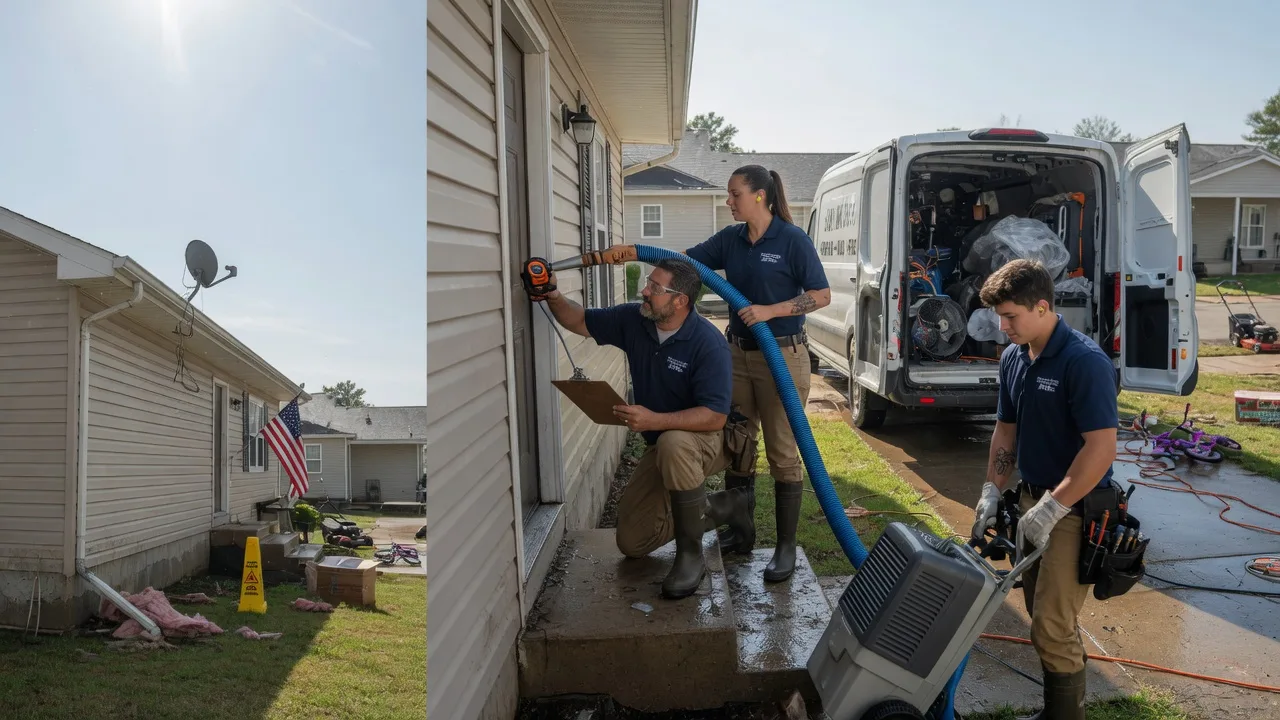 Ceiling Water Damage Restoration in Ashland, MO near me